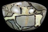 Polished Septarian Bowl - Madagascar #98272-2